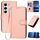 Per Tecno Camon 40 4G YX0070 Custodia in pelle con fibbia in fibra di carbonio e cordino (rosa) Per Tecno Camon 40 4G YX0070 Custodia in pelle con fibbia in fibra di carbonio e cordino (rosa)