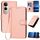 Per vivo V50 Lite 4G / 5G YX0070 Custodia in pelle con fibbia in fibra di carbonio con cordino (rosa) Per vivo V50 Lite 4G / 5G YX0070 Custodia in pelle con fibbia in fibra di carbonio con cordino (rosa)
