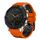 Per Garmin Fenix 7 22mm Kalebol Three Rows Hole Two Color Silicone Watch Band (Arancione Nero) Per Garmin Fenix 7 22mm Kalebol Three Rows Hole Two Color Silicone Watch Band (Arancione Nero)