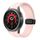 Per Samsung Galaxy Watch7 / 6 / 5 Kalebol Concave Folding Magnetic Buckle Silicone Strap (Rosa) Per Samsung Galaxy Watch7 / 6 / 5 Kalebol Concave Folding Magnetic Buckle Silicone Strap (Rosa)