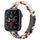 Per Apple Watch 46mm / 49mm / 45mm / 44mm Cinturino in resina ovale (fiore grigio chiaro) Per Apple Watch 46mm / 49mm / 45mm / 44mm Cinturino in resina ovale (fiore grigio chiaro)