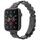 Per Apple Watch 42mm / 41mm / 40mm / 38mm Cinturino ovale in resina (nero flash) Per Apple Watch 42mm / 41mm / 40mm / 38mm Cinturino ovale in resina (nero flash)