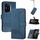 Custodia in pelle Flip Cubic Skin Feel per Honor 400 (blu)