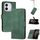 Custodia in pelle Flip Cubic Skin Feel per Honor 400 Lite (verde)