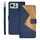 Per Asus Zenfone 12 Ultra idewei Custodia per telefono in pelle bicolore con cuciture (blu) Per Asus Zenfone 12 Ultra idewei Custodia per telefono in pelle bicolore con cuciture (blu)