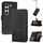 Per Tecno Camon 40 Pro 4G Custodia in pelle con chiusura a scatto Cubic Skin Feel (nero)
