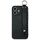 Per iPhone 16 Custodia per telefono in TPU con supporto per cinturino ondulato (nero)