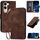 Per vivo Y29s 5G / Y04 4G Global Grid Butterfly Embossed Pattern Custodia in pelle per telefono con cordino (caffè) Per vivo Y29s 5G / Y04 4G Global Grid Butterfly Embossed Pattern Custodia in pelle per telefono con cordino (caffè)