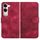 Per vivo Y29s 5G / Y04 4G Custodia in pelle con stampa testa di elefante e cordino (rosso rosa) Per vivo Y29s 5G / Y04 4G Custodia in pelle con stampa testa di elefante e cordino (rosso rosa)