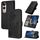 Per vivo V50 Lite 4G / 5G Custodia in pelle con motivo a fiore di Datura in rilievo (nero) Per vivo V50 Lite 4G / 5G Custodia in pelle con motivo a fiore di Datura in rilievo (nero)