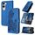 Per vivo Y29s 5G / Y04 4G Custodia per telefono in pelle con stampa a fiore Datura (blu) Per vivo Y29s 5G / Y04 4G Custodia per telefono in pelle con stampa a fiore Datura (blu)
