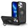 Per iPhone 13 Pro Max Custodia magnetica per telefono con supporto ad anello (nero) Per iPhone 13 Pro Max Custodia magnetica per telefono con supporto ad anello (nero)