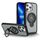 Per iPhone 13 Pro Max Custodia magnetica con supporto ad anello (grigio)