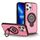 Per iPhone 13 Pro Max Custodia magnetica per telefono con supporto ad anello (rosa brillante) Per iPhone 13 Pro Max Custodia magnetica per telefono con supporto ad anello (rosa brillante)