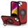 Per iPhone 14 Plus Custodia magnetica per telefono con supporto ad anello (rosso) Per iPhone 14 Plus Custodia magnetica per telefono con supporto ad anello (rosso)