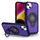 Per iPhone 14 Plus Custodia magnetica con supporto ad anello (viola)