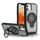 Per iPhone 12 Custodia magnetica con supporto ad anello (grigio)