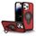 Per iPhone 14 Pro Custodia magnetica per telefono con supporto ad anello (rosso) Per iPhone 14 Pro Custodia magnetica per telefono con supporto ad anello (rosso)