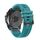 Per Garmin QuickFit 22mm Kalebol Plain Texture Cinturino in silicone per orologio (blu verde) Per Garmin QuickFit 22mm Kalebol Plain Texture Cinturino in silicone per orologio (blu verde)