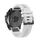 Per Garmin QuickFit 26mm Kalebol Plain Texture Cinturino in silicone per orologio (bianco) Per Garmin QuickFit 26mm Kalebol Plain Texture Cinturino in silicone per orologio (bianco)