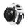 Per Garmin QuickFit 26mm Kalebol Cinturino in silicone bicolore (bianco nero) Per Garmin QuickFit 26mm Kalebol Cinturino in silicone bicolore (bianco nero)