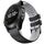 Per Garmin QuickFit 26mm Kalebol Cinturino in silicone traspirante bicolore (nero grigio) Per Garmin QuickFit 26mm Kalebol Cinturino in silicone traspirante bicolore (nero grigio)
