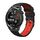 Cinturino per orologio in silicone universale Kalebol da 22 mm con tre file di fori (nero rosso) Cinturino per orologio in silicone universale Kalebol da 22 mm con tre file di fori (nero rosso)