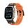 Per Apple Watch 46mm / 49mm / 45mm / 44mm Kalebol Armor TPU Watch Band (Nero Arancione) Per Apple Watch 46mm / 49mm / 45mm / 44mm Kalebol Armor TPU Watch Band (Nero Arancione)
