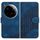 Per Xiaomi 15 Ultra Custodia in pelle con stampa a testa di elefante e cordino (blu reale) Per Xiaomi 15 Ultra Custodia in pelle con stampa a testa di elefante e cordino (blu reale)