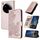 Per Xiaomi 15 Ultra Datura Flower Custodia in pelle con stampa flip (oro rosa)
