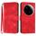 Per Xiaomi 15 Ultra Line Pattern Custodia in pelle con motivo Skin Feel (rosso) Per Xiaomi 15 Ultra Line Pattern Custodia in pelle con motivo Skin Feel (rosso)