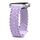 Per Apple Watch 46mm / 49mm / 45mm / 44mm Cinturino in silicone con incisione laser leopardata (viola chiaro) Per Apple Watch 46mm / 49mm / 45mm / 44mm Cinturino in silicone con incisione laser leopardata (viola chiaro)