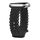 Per Apple Watch 42mm / 41mm / 40mm / 38mm Cinturino in silicone con incisione laser leopardata (nero) Per Apple Watch 42mm / 41mm / 40mm / 38mm Cinturino in silicone con incisione laser leopardata (nero)
