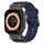 Per Apple Watch 46mm / 49mm / 45mm / 44mm Cinturino in silicone Armor Gear (nero blu) Per Apple Watch 46mm / 49mm / 45mm / 44mm Cinturino in silicone Armor Gear (nero blu)
