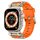 Per Apple Watch 46mm / 49mm / 45mm / 44mm Cinturino in silicone Armor Gear (titanio arancione) Per Apple Watch 46mm / 49mm / 45mm / 44mm Cinturino in silicone Armor Gear (titanio arancione)