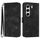 Per Tecno Camon 40 4G Line Pattern Custodia in pelle con motivo a pelle (nero)