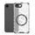 Per iPhone 16e Custodia antiurto con anello magnetico a nido d'ape (bianco) Per iPhone 16e Custodia antiurto con anello magnetico a nido d'ape (bianco)