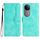 Per vivo V50 Custodia per telefono in pelle con motivo a cuore (azzurro chiaro) Per vivo V50 Custodia per telefono in pelle con motivo a cuore (azzurro chiaro)