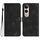 Per vivo V50 Lite 4G / 5G Custodia in pelle con motivo a cuore (nero)