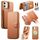 Per iPhone 12 / 12 Pro CaseNeo Finger Grip Strap MagSafe Custodia in pelle per telefono (marrone) Per iPhone 12 / 12 Pro CaseNeo Finger Grip Strap MagSafe Custodia in pelle per telefono (marrone)
