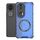 Per vivo V50 5G Custodia antiurto per telefono con anello magnetico a nido d'ape globale (blu) Per vivo V50 5G Custodia antiurto per telefono con anello magnetico a nido d'ape globale (blu)