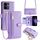 Per OPPO Reno13 F 5G / 4G Custodia per telefono in pelle con cerniera a tracolla con texture di pecora (viola) Per OPPO Reno13 F 5G / 4G Custodia per telefono in pelle con cerniera a tracolla con texture di pecora (viola)