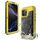 Per iPhone 16 Pro Max Custodia per telefono in silicone ibrido in metallo a quattro strati (giallo)