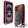 Per iPhone 16 Plus Custodia per telefono in silicone ibrido in metallo a quattro strati (rosso) Per iPhone 16 Plus Custodia per telefono in silicone ibrido in metallo a quattro strati (rosso)