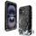 Per iPhone 16 Plus Custodia per telefono in silicone ibrido in metallo a quattro strati (nero) Per iPhone 16 Plus Custodia per telefono in silicone ibrido in metallo a quattro strati (nero)