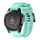 Per Garmin QuickFit 26mm Kalebol Triangle Texture cinturino in silicone per orologio (verde acqua) Per Garmin QuickFit 26mm Kalebol Triangle Texture cinturino in silicone per orologio (verde acqua)