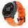 Per Garmin QuickFit 22mm Kalebol Concave Texture Silicone Watch Band (Arancione) Per Garmin QuickFit 22mm Kalebol Concave Texture Silicone Watch Band (Arancione)