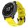Per Garmin QuickFit 22mm Kalebol Concave Texture Cinturino in silicone per orologio (giallo) Per Garmin QuickFit 22mm Kalebol Concave Texture Cinturino in silicone per orologio (giallo)