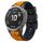 Per Garmin QuickFit 22mm Kalebol Cinturino in silicone bicolore con perno (arancione nero) Per Garmin QuickFit 22mm Kalebol Cinturino in silicone bicolore con perno (arancione nero)