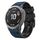 Per Garmin QuickFit 22mm Kalebol Cinturino in silicone bicolore con perno (blu scuro e nero) Per Garmin QuickFit 22mm Kalebol Cinturino in silicone bicolore con perno (blu scuro e nero)